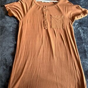 Lizard thicket burnt Orange T-shirt Dress